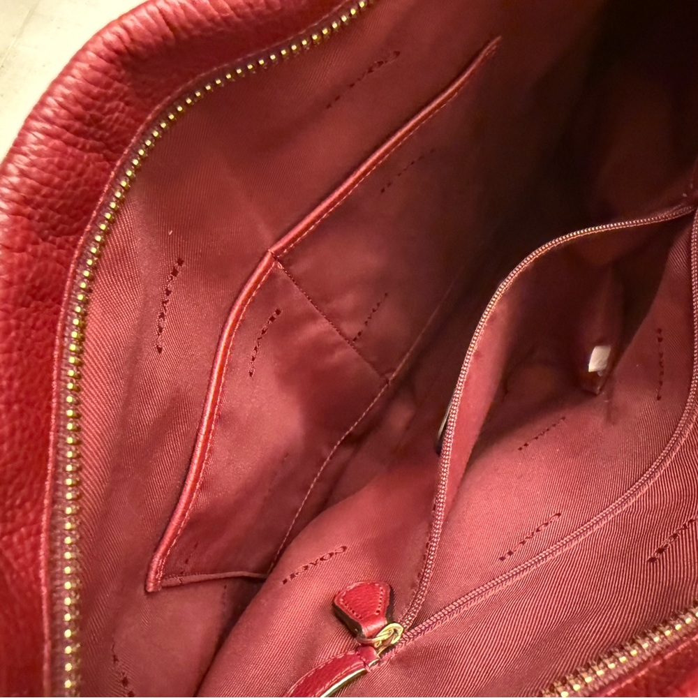 Coach Burgundy Crossbody Bag - Picture 10 of 10